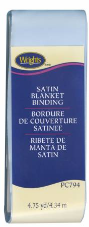 Satin Blanket Binding - Blue
