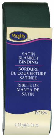 Satin Blanket Binding - Hunter