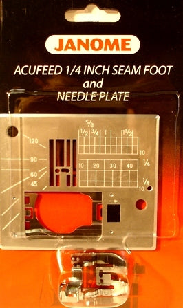 Janome 1/4" Seam Foot w/ SS Needle