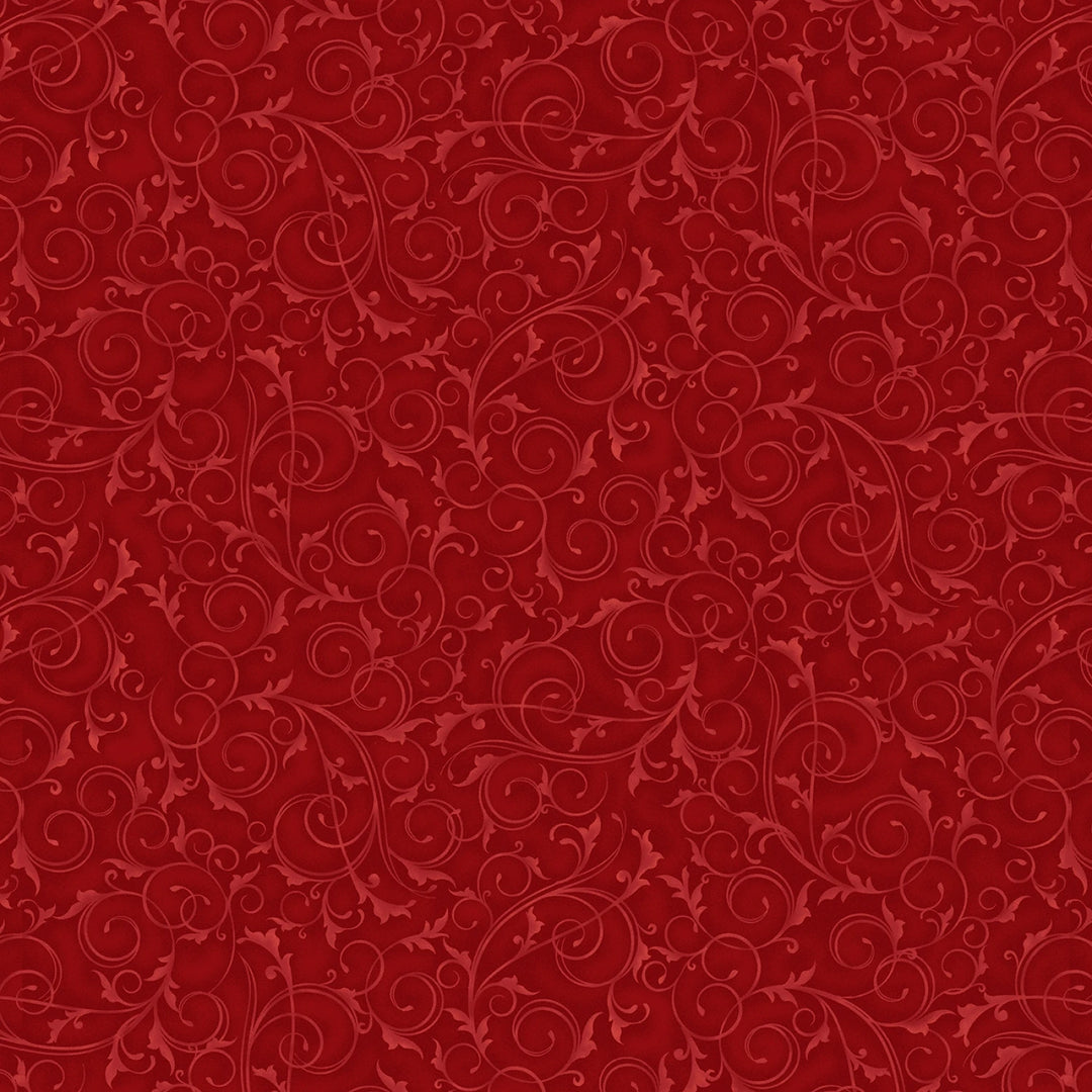Ruby Swirls & Twirls by Tango Twist Design Collection | 108" Cotton (BQ4221-88) – Sold in UNITS of ¼ metre
