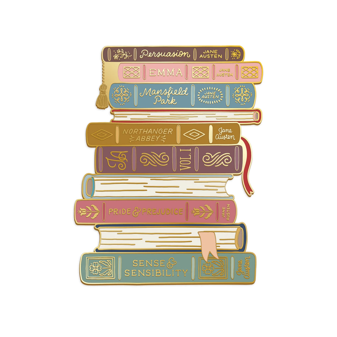 Jane Austen Stacked Books Needle Minder (ST-42314)
