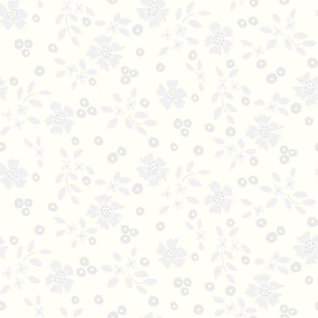 Vibrance by Blooming Boldly Designs Collection - Abloom Cloud | 108" Cotton (WB15957R-CLOUD) – Sold in UNITS of ¼ metre