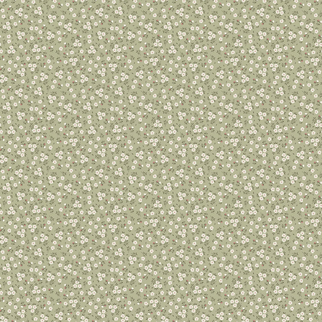 Anne of Green Gables - Ditsy Sage | 44/45" Cotton (C16126R - SAGE) - Sold in UNITS of 1/4 metre - Maple Leaf Quilting Company Ltd.