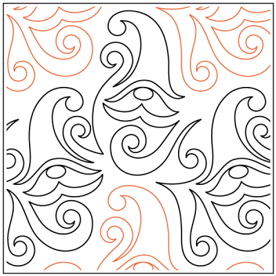 Gnomes Party - 11.75” Paper Pantograph - Maple Leaf Quilting Company Ltd.