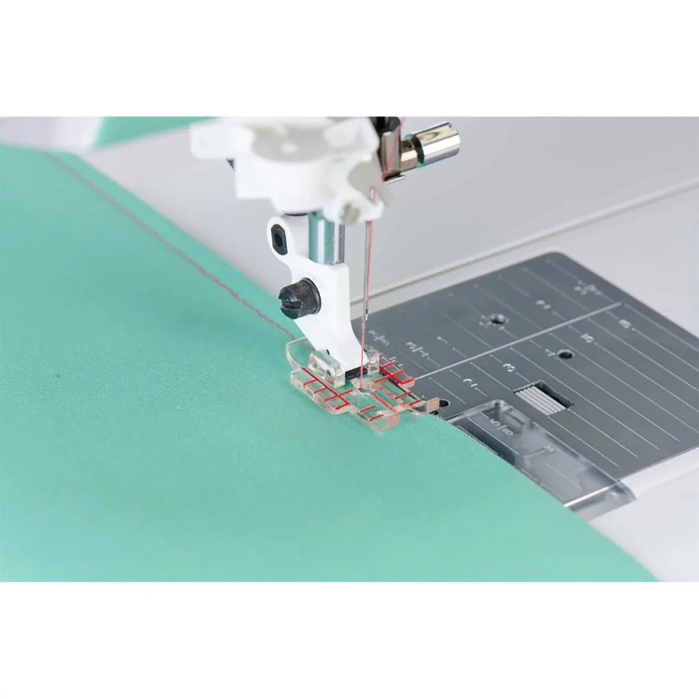 HUSQVARNA® VIKING® Clear Adjustable 1/4" Piecing Foot with Guide (Model 5 - 9) - Maple Leaf Quilting Company Ltd.