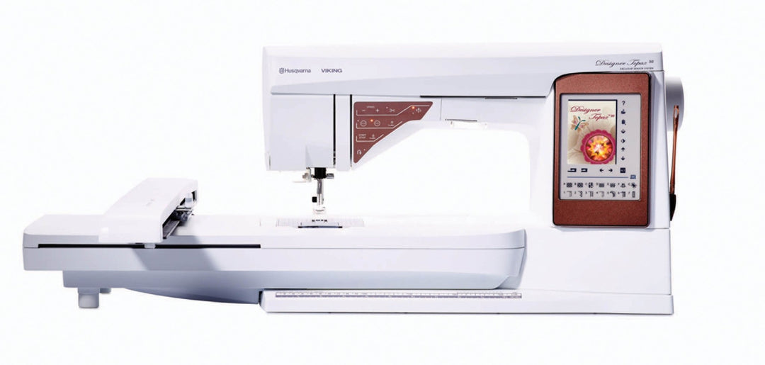 Husqvarna Viking DESIGNER TOPAZ 50 - Maple Leaf Quilting Company Ltd.