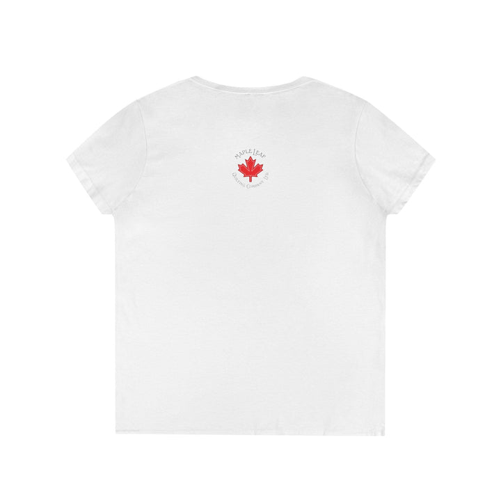 Incoming Big Girl Words Gilden V - neck heavy cotton T-Shirt - Maple Leaf Quilting Company Ltd.