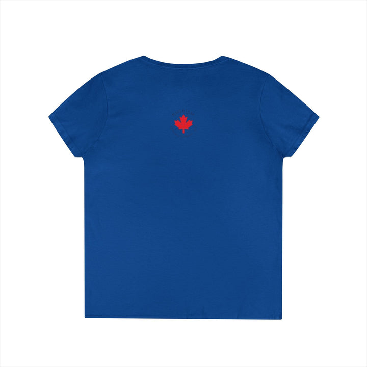 Incoming Big Girl Words Gilden V - neck heavy cotton T-Shirt - Maple Leaf Quilting Company Ltd.