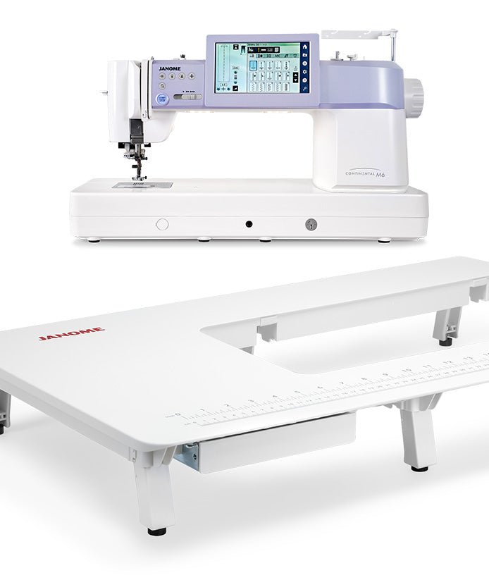 Janome Continental M6, M7, M8 Extension Table - Maple Leaf Quilting Company Ltd.