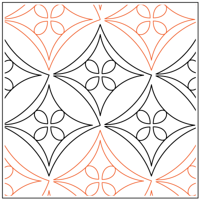 Key Lime - 9” Paper Pantograph - Maple Leaf Quilting Company Ltd.