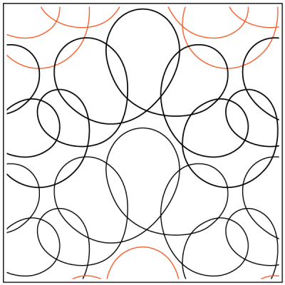 Loop Di Doo – 5.5” Paper Pantograph - Maple Leaf Quilting Company Ltd.