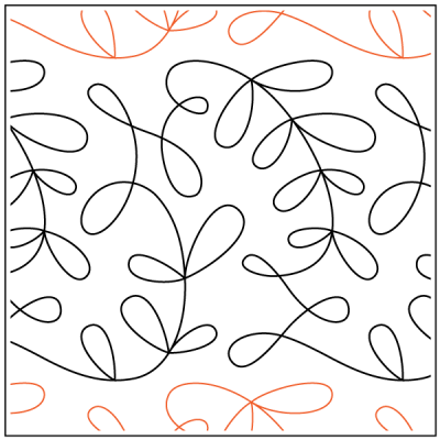 Melissa's Lovely Loops – 8.5” Paper Pantograph - Maple Leaf Quilting Company Ltd.