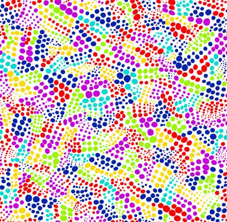 Multi Dot to Dot 118" Cotton (7992S - 01) - Sold in UNITS of 1/4 metre - Maple Leaf Quilting Company Ltd.