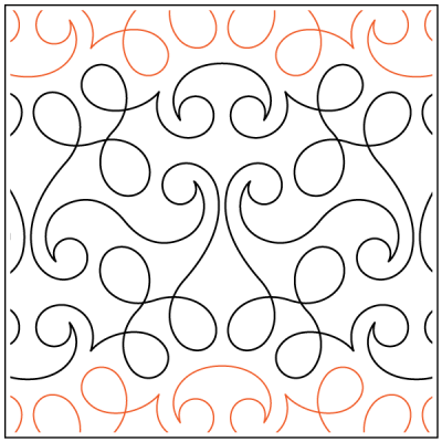 Mystique – 8.5” Paper Pantograph - Maple Leaf Quilting Company Ltd.