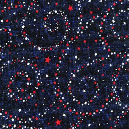Navy USA Stars 108" Cotton (CDX6309 - NAVT) – Sold in UNITS of ¼ metre - Maple Leaf Quilting Company Ltd.