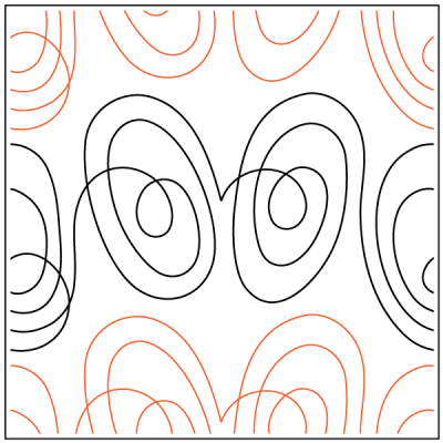 Ovaltine – 6.25” Paper Pantograph - Maple Leaf Quilting Company Ltd.