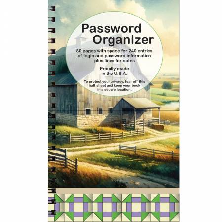 Password Book - Churn Dash (PWB10) - Maple Leaf Quilting Company Ltd.
