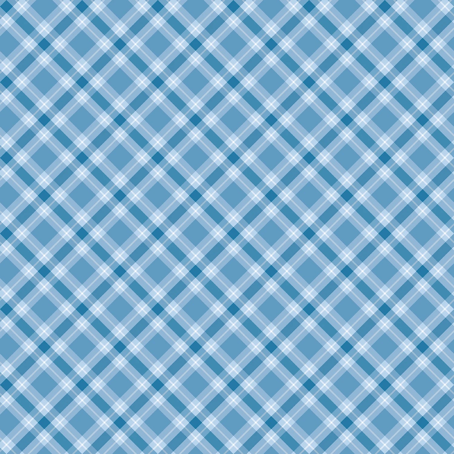 Plaid Light Blue | 108” Cotton (14944WB-53) - Sold in UNITS of 1/4 metre