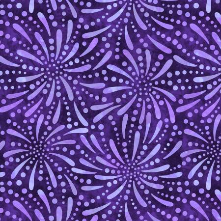 Purple Fireworks 108" Cotton (2090 - 606) - Sold in UNITS of 1/4 metre - Maple Leaf Quilting Company Ltd.