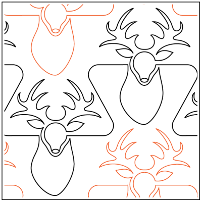 Rocky Mountain - 14" Paper Pantograph - Maple Leaf Quilting Company Ltd.