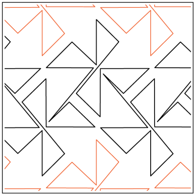 Sonya's Whirligig – 9.5” Paper Pantograph - Maple Leaf Quilting Company Ltd.