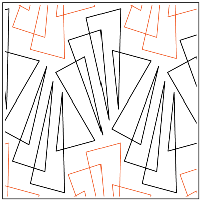 Stalactites – 11” Paper Pantograph - Maple Leaf Quilting Company Ltd.