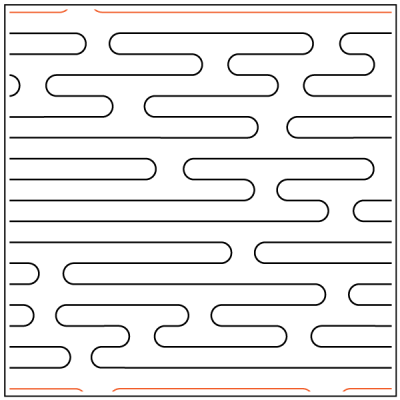 Still Waters – 11.25” Paper Pantograph - Maple Leaf Quilting Company Ltd.