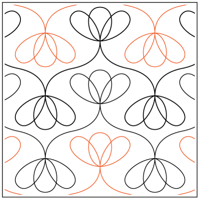 Sweet Vines – 8.5” Paper Pantograph - Maple Leaf Quilting Company Ltd.