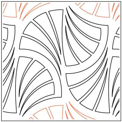 Transformation – 11” Paper Pantograph - Maple Leaf Quilting Company Ltd.