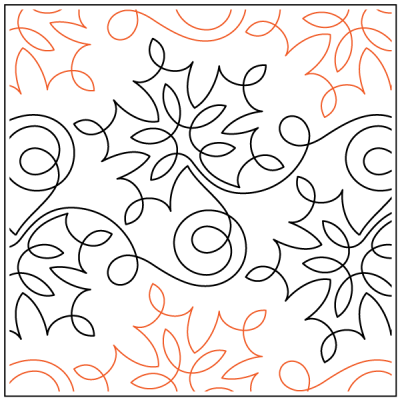 We The North – 10” Paper Pantograph - Maple Leaf Quilting Company Ltd.