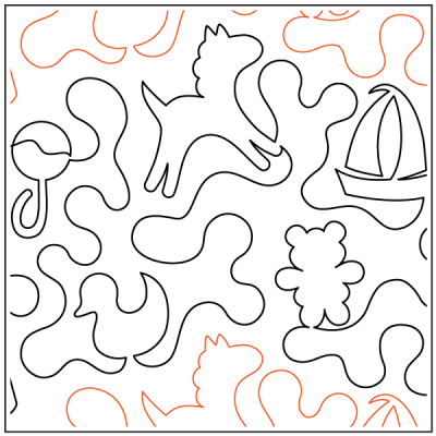 Wee Ones - 12” Paper Pantograph - Maple Leaf Quilting Company Ltd.