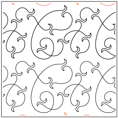 Western Wire – 6.75” Paper Pantograph - Maple Leaf Quilting Company Ltd.