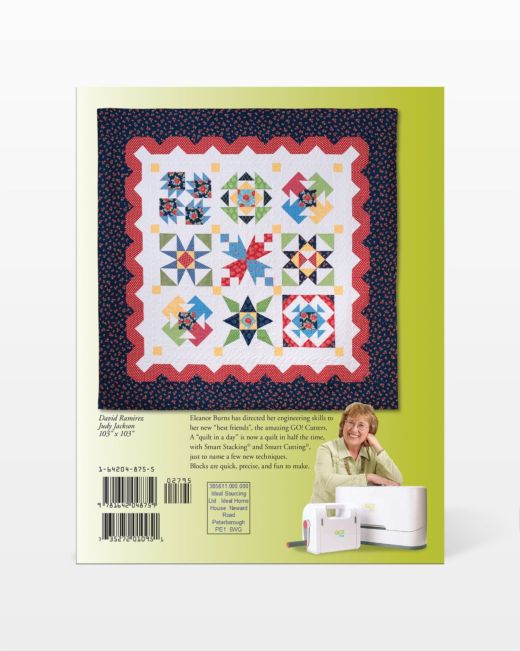GO! Qube Outside the Box Pattern Book by Eleanor Burns (1095)-Accuquilt-Accuquilt-Maple Leaf Quilting Company Ltd.