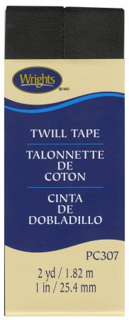 Twill Tape 1in Black (117307031)