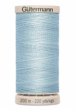 Gutermann Cotton Hand Quilting Thread 200m/219yds | Light Blue Dawn - 6217