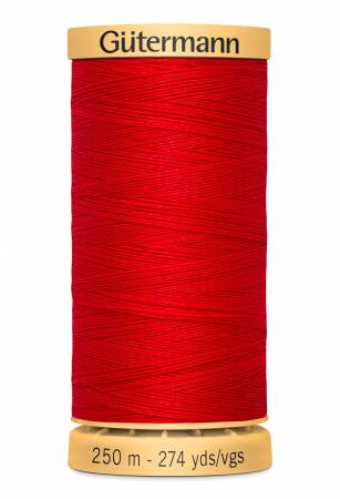 Gutermann Natural Cotton Thread 250m/273yds | Red - 4880