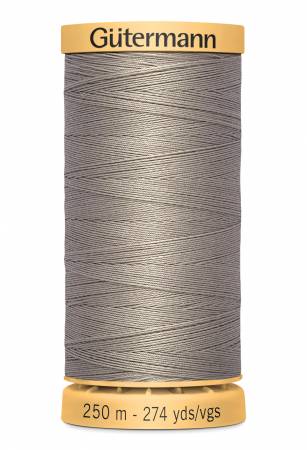Gutermann Natural Cotton Thread 250m/273yds | Grey - 9240