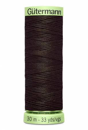 Gutermann Heavy Duty Polyester Topstitching Thread 30m/33yds | Brown (596)