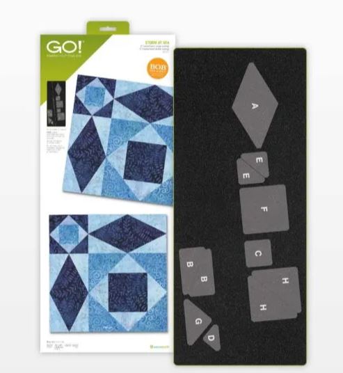 GO! Storm at Sea Die (55221)-Accuquilt-Accuquilt-Maple Leaf Quilting Company Ltd.