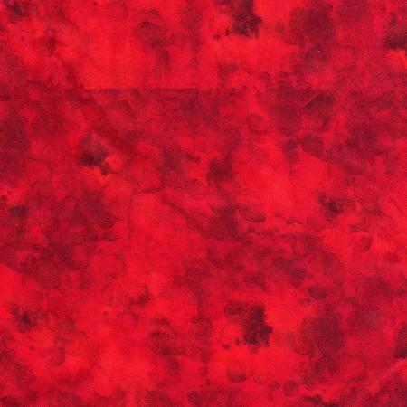 Cherry Solid-Ish Watercolor Texture 108" Cotton (CDX6100-CHERRY) - Sold in UNITS of ¼ metre