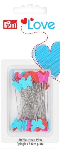 Prym Love Flat Head Pins 50 count 2-1/8"