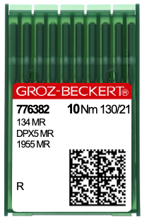 Groz-Beckert MR134 5.0 Sharp 130/21 Needles Pkg/10 (100 Needles) - Fits Innova, Gammill, and APQS