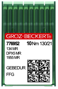 Groz-Beckert MR134 Titanium 5 Ball Point Needles 130/21(Fits Innova and Gammill and APQS)