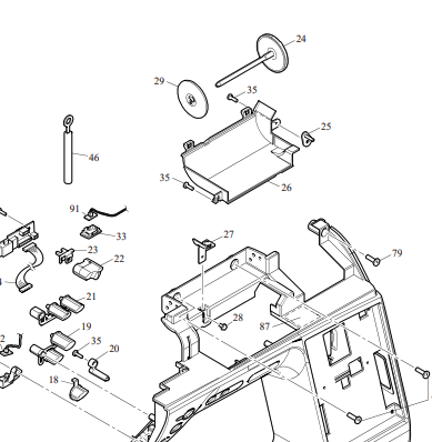 Brother Spool Pin - NQ Series