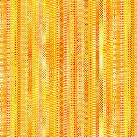Yellow/Orange Zipper Stripe 108in 100% Cotton Wide Back (ZSTR04958-YO) - Sold in UNITS of 1/4 metre