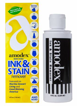 Amodex Ink & Stain Remover 4oz (AM104) - Maple Leaf Quilting Company Ltd.