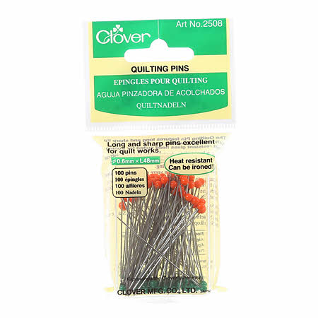Quilting Fine Pin Size 30 - 1 7/8in 100ct Quilting Fine Pin Size 30 - 1 7/8in 100ct