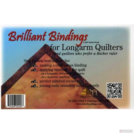 Brilliant Bindings Tool 1/4" For Longarmers-Longarm ruler-Maple Leaf Quilting Company Ltd.