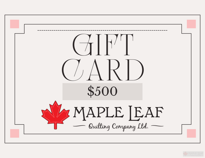 Gift Card - Maple Leaf Quilting Company Ltd.