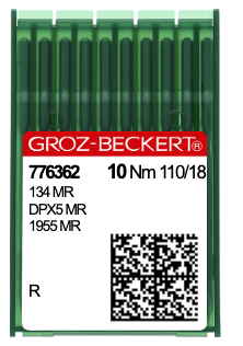 Groz - Beckert MR134 4.0 Sharp 110/18 Needles Pkg/10 (100 Needles) - Fits Innova, Gammill, and APQS - Maple Leaf Quilting Company Ltd.
